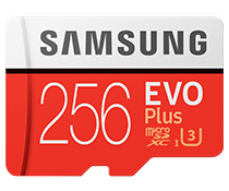 三星（SAMSUNG）EVO升級版+ Micro SD存儲卡 256GB